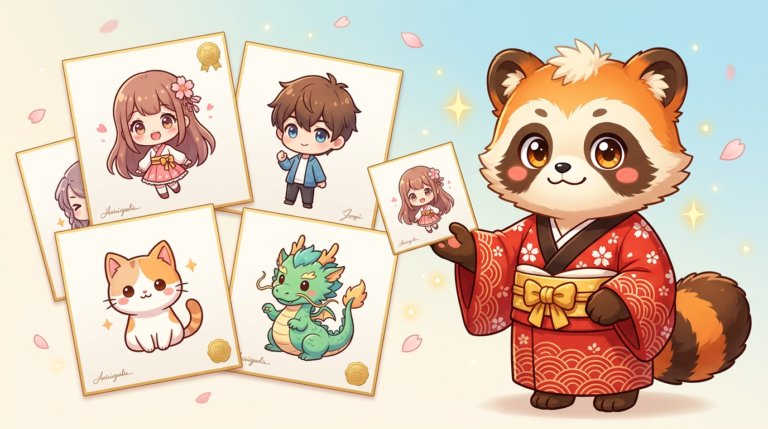 Le shikishi, c&rsquo;est quoi ? La carte de collection japonaise expliquée