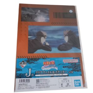 Clear file A4 & sticker Naruto et Pain Naruto Shippuden, Ichiban Kuji J