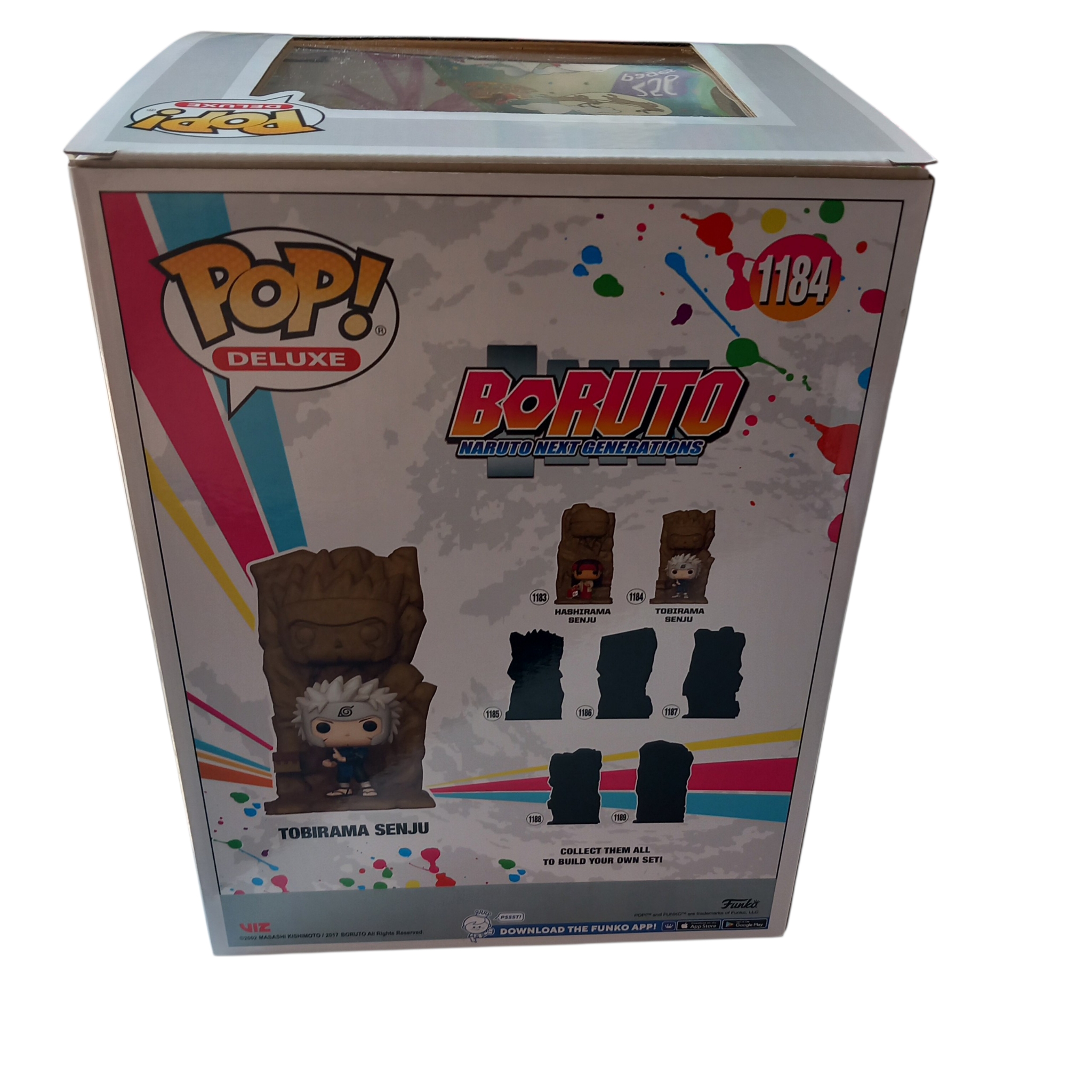 Funko Pop! Deluxe Tobirama Senju Boruto #1184, Hokage Series, Naruto, vue de dos