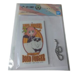 Charm acrylique Anya et Bond SPY×FAMILY, Ichiban Kuji H-7, Spy x Family, Bandai