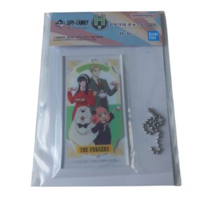 Charm acrylique Famille Forger SPY×FAMILY, Ichiban Kuji H‑6, Spy x Family, Bandai