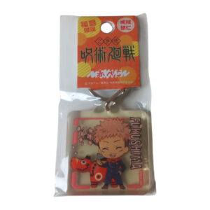 Porte-clés acrylique Yuji Itadori Jujutsu Kaisen, Fukushima Akabeko