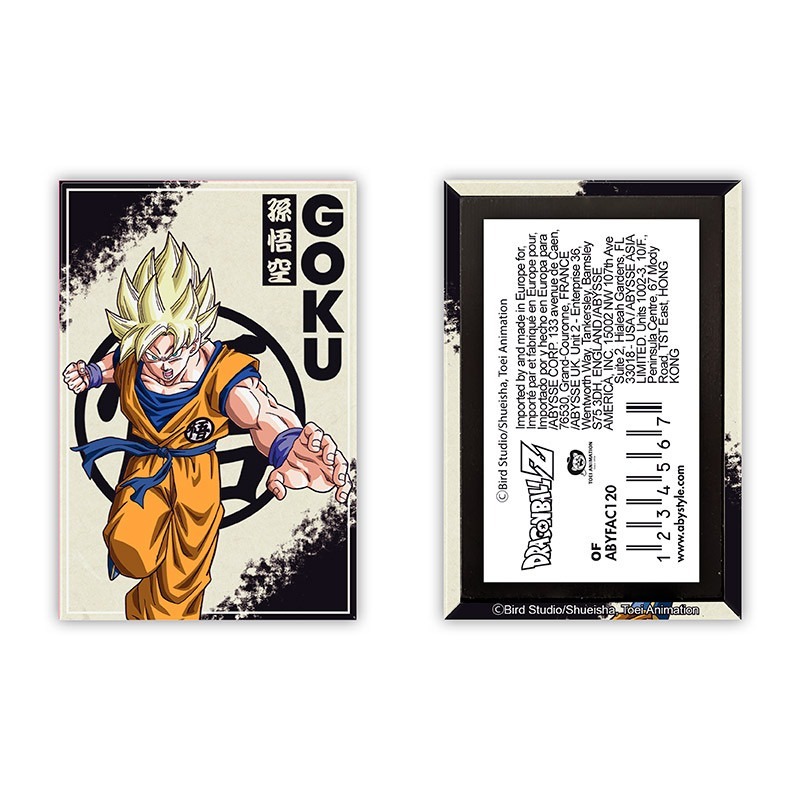 Magnet Goku Super Saiyan : Dragon Ball Z, vue 2 — visuel officiel ABYstyle