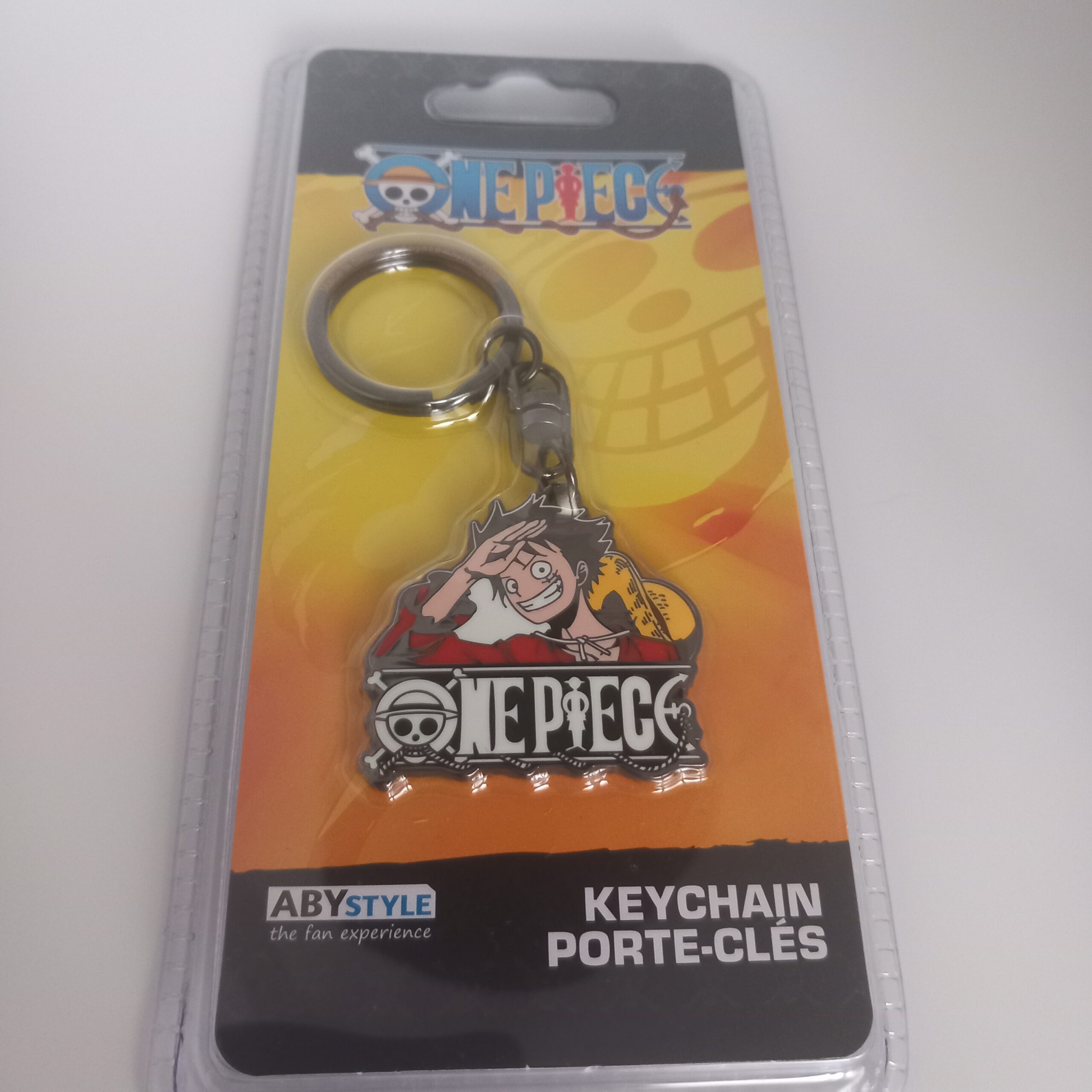 Porte-clés luffy one piece métal
