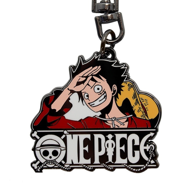 Porte-clés Luffy New World : Métal — visuel officiel ABYstyle