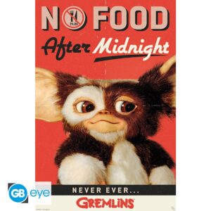 Poster Gremlins No Food After Midnight, ABYstyle — visuel officiel ABYstyle