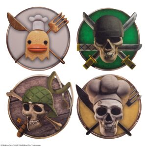 Set de 4 sous-verres One Piece Netflix Set 2