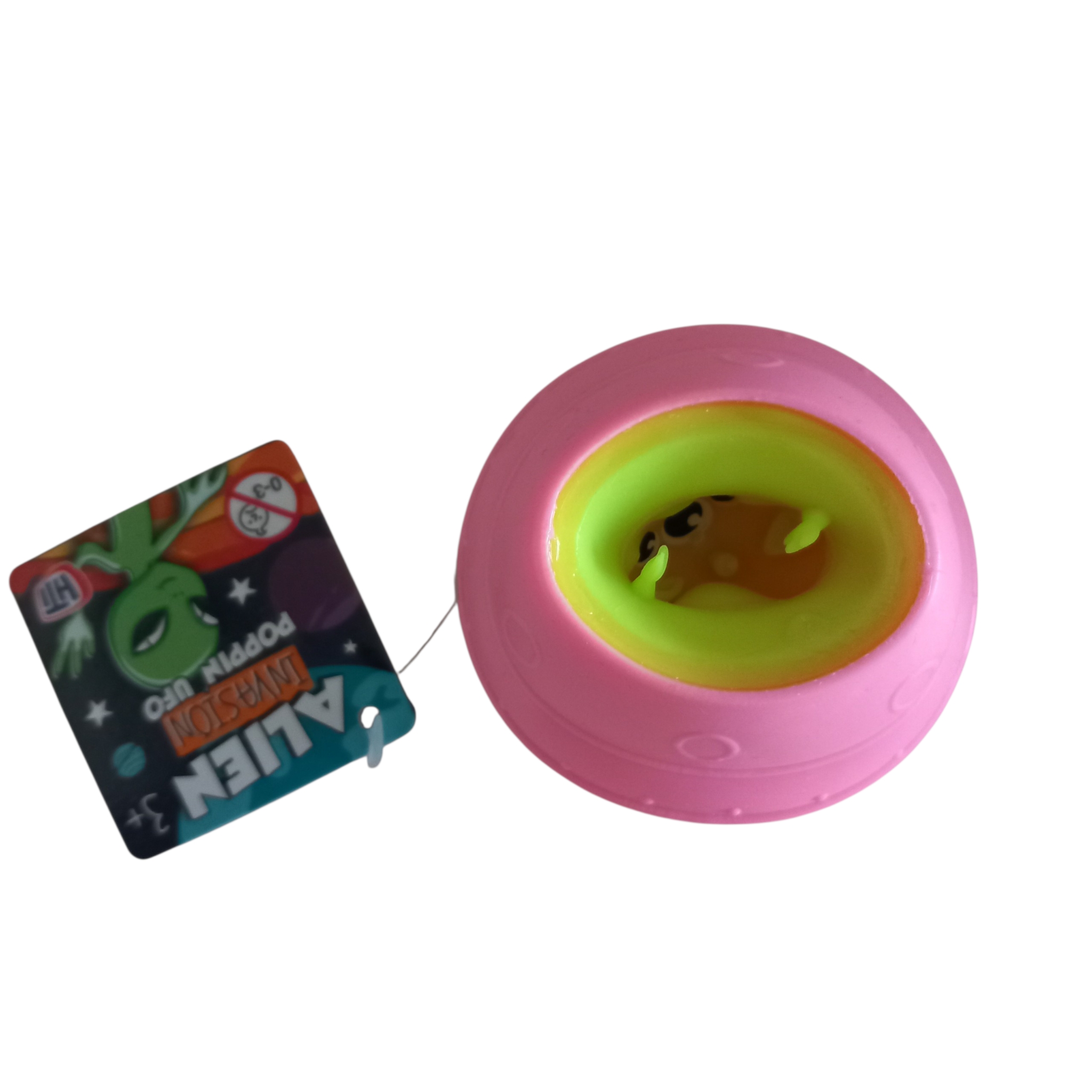 Jouet Anti-Stress Squeeze Alien Invasion Poppin UFO, HTI Group, photo 4