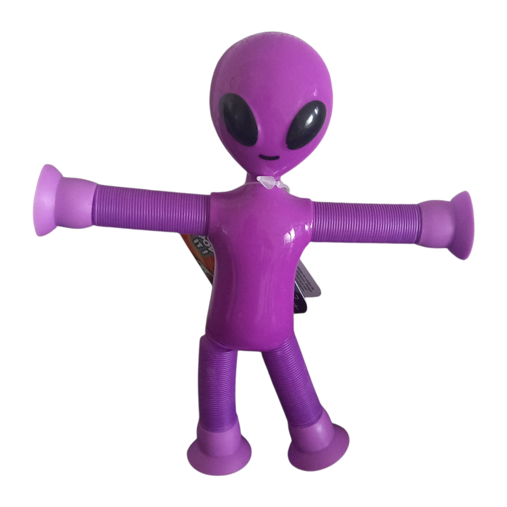 Jouet Extensible Alien Pop Tube Stretcherz HTI, Anti-Stress Ventouse