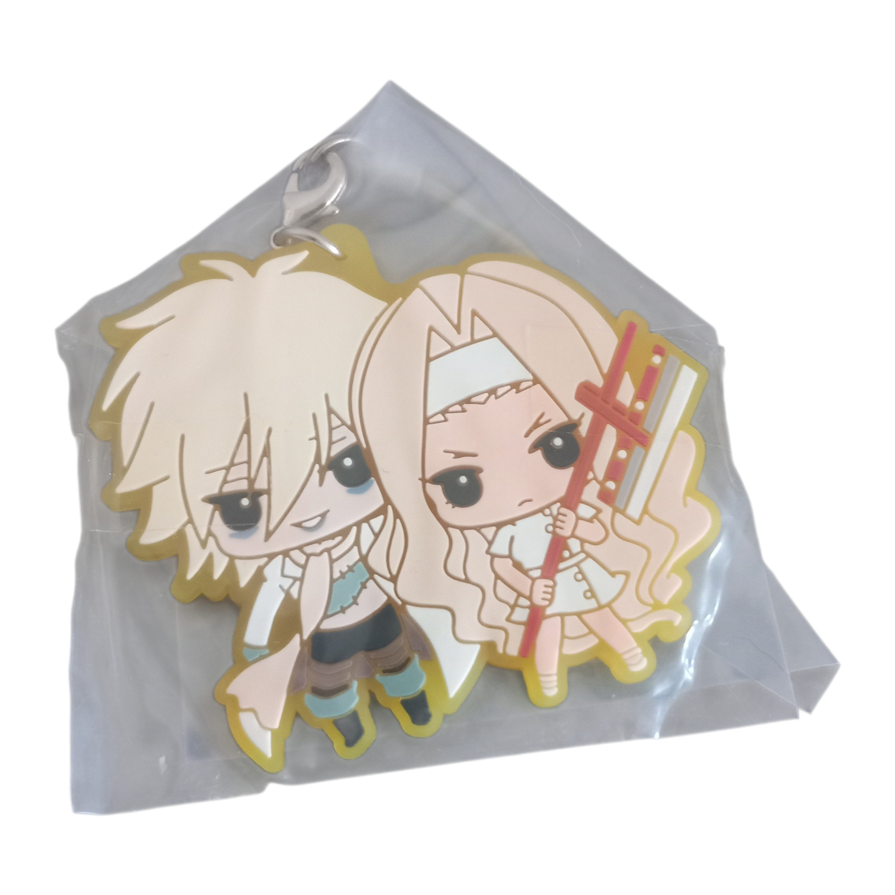 Porte-clés Rubber Mascot Shaman King Faust VIII & Eliza, Bandai