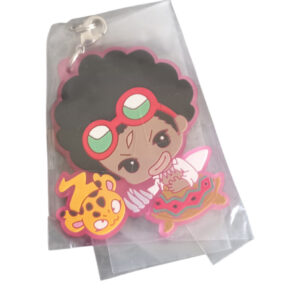 Porte-clés Rubber Mascot Shaman King Chocolove & Mic, Bandai