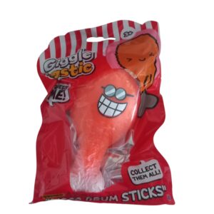 Jouet antistress squishy en forme de pilon de poulet (Disco Drum Sticks) type sable