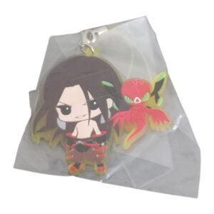 Porte-clés Rubber Mascot Shaman King Hao & Spirit of Fire, Bandai