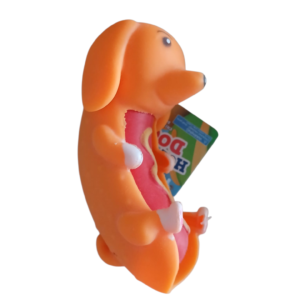 Jouet Antistress Chien Hot-Dog Squishy, Keycraft