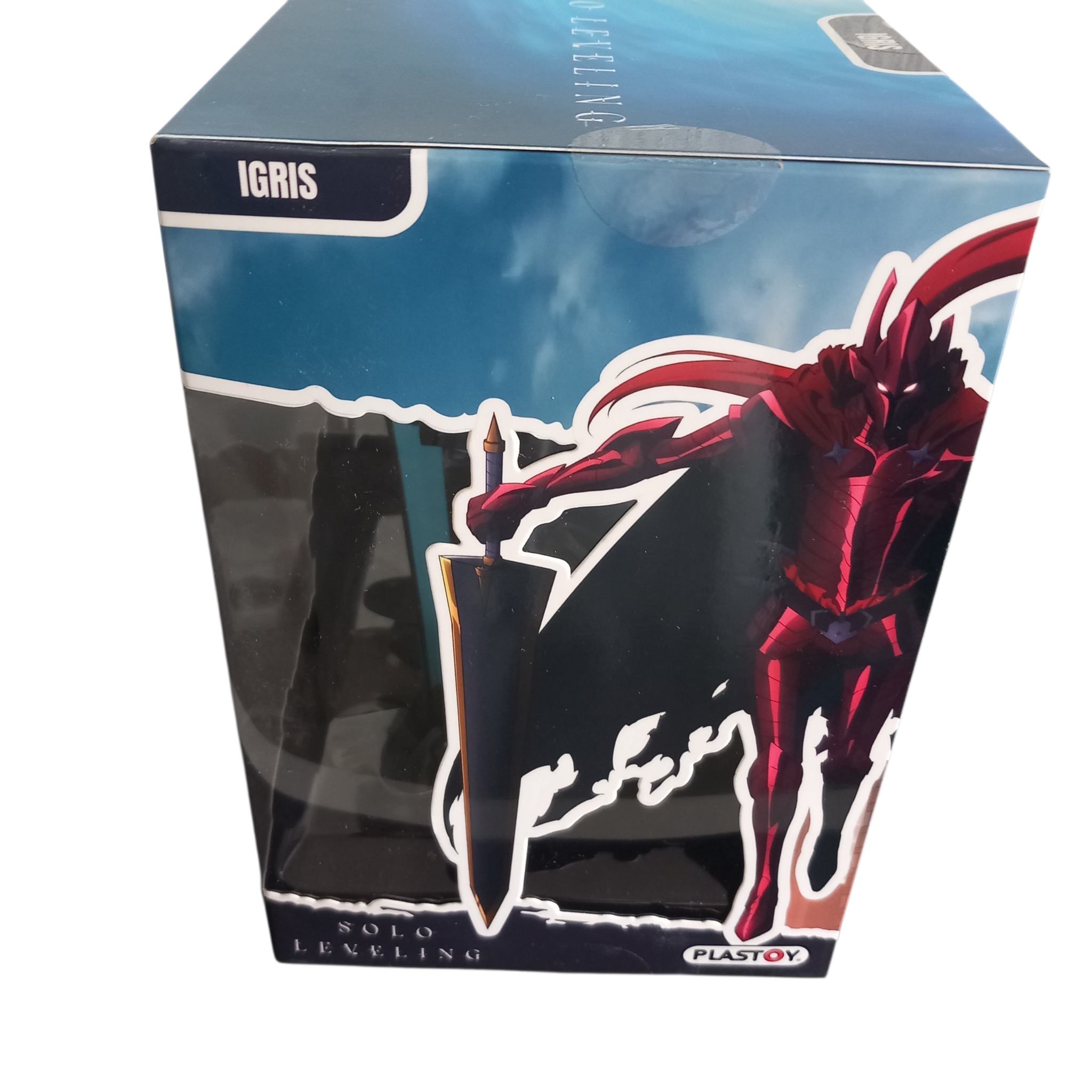 Tirelire Figurine Solo Leveling Igris N°114, Plastoy, vue de côté