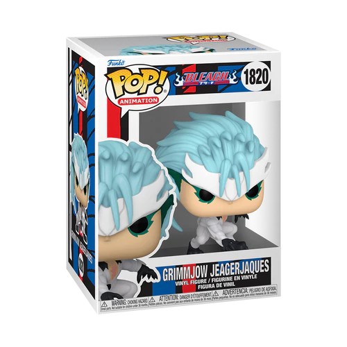Figurine Funko POP! Grimmjow Jaegerjaques #1820, Bleach, vue 3 — visuel fournisseur