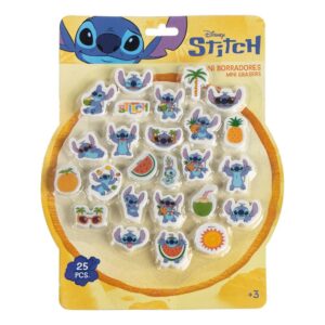 Set de 25 Mini Gommes Disney Stitch Tropical, Cerdá