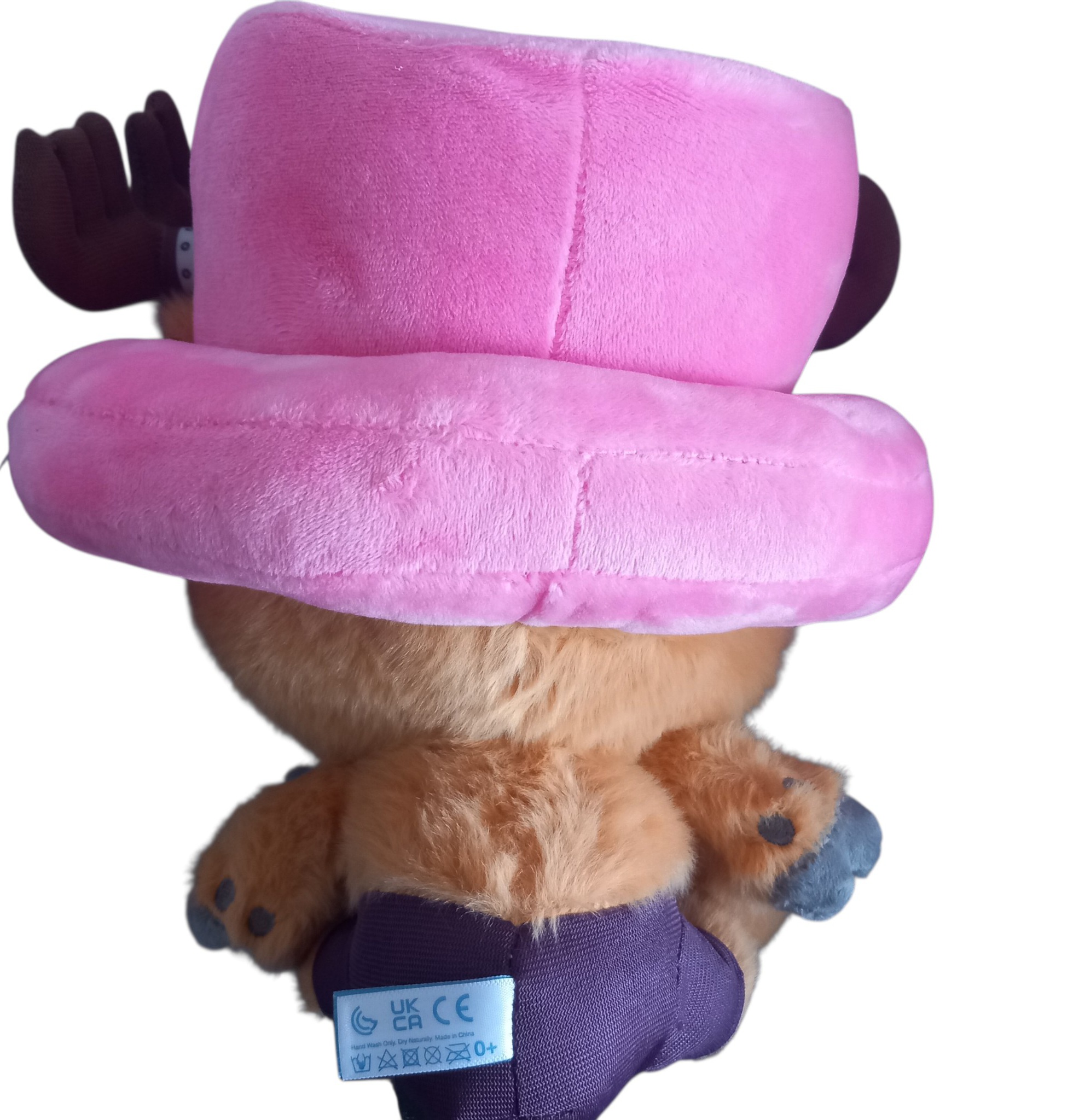 Peluche Tony Tony Chopper Barrado, One Piece, Toei Animation, vue de dos