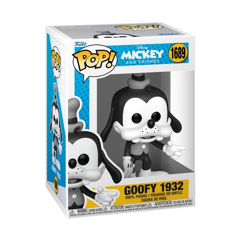 Funko Pop! Disney Mickey and Friends Goofy 1932 #1689, vue 2 — visuel fournisseur