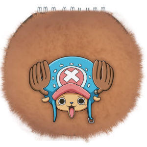 Carnet de Notes en Peluche Rond One Piece Chopper – Pyramid International