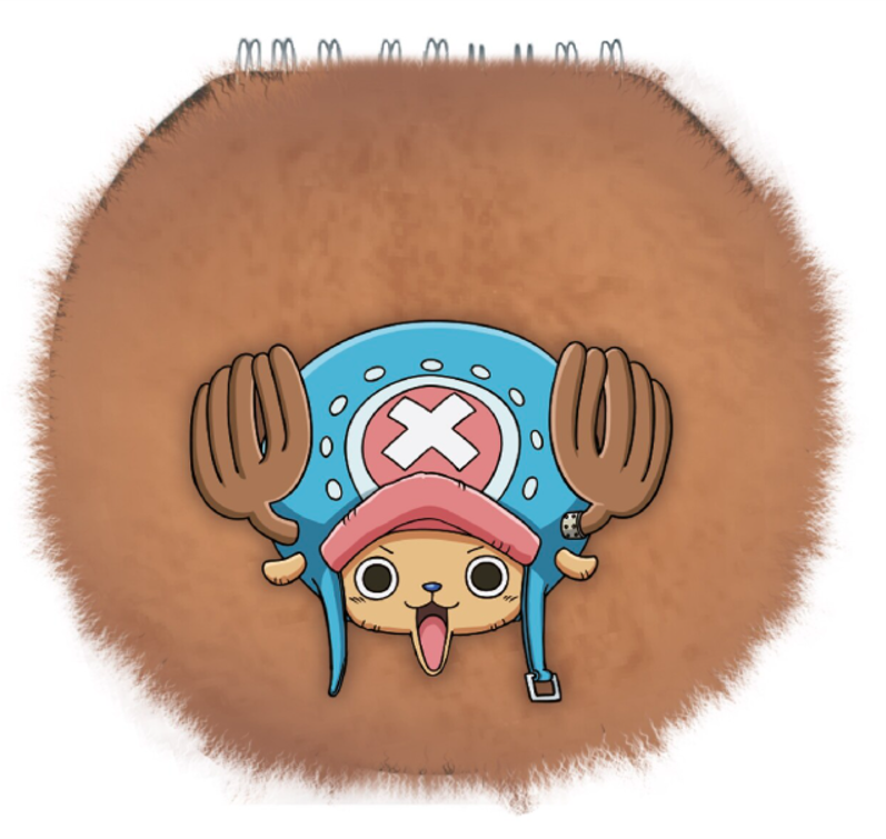 Carnet de Notes en Peluche Rond One Piece Chopper – Pyramid International